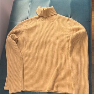 Saks Fifth Avenue Cashmere Tan Sweater